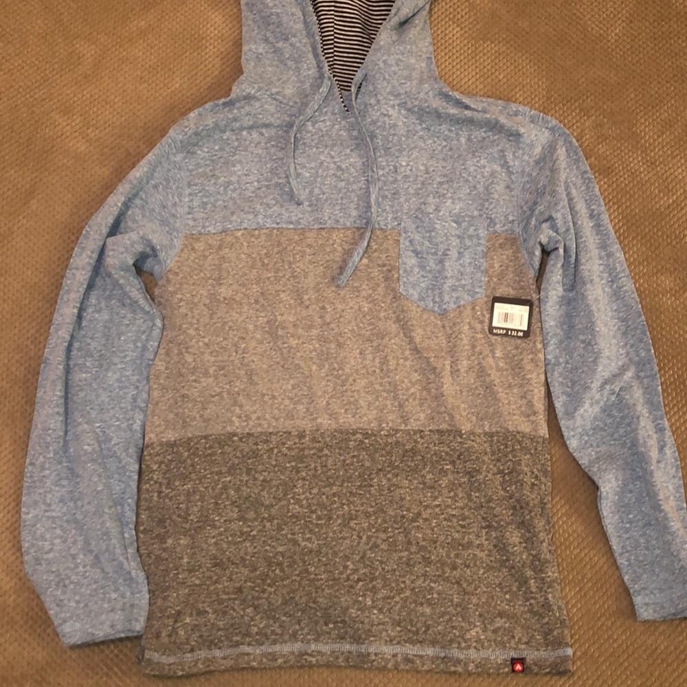 Air walk long sleeve shirt with hood